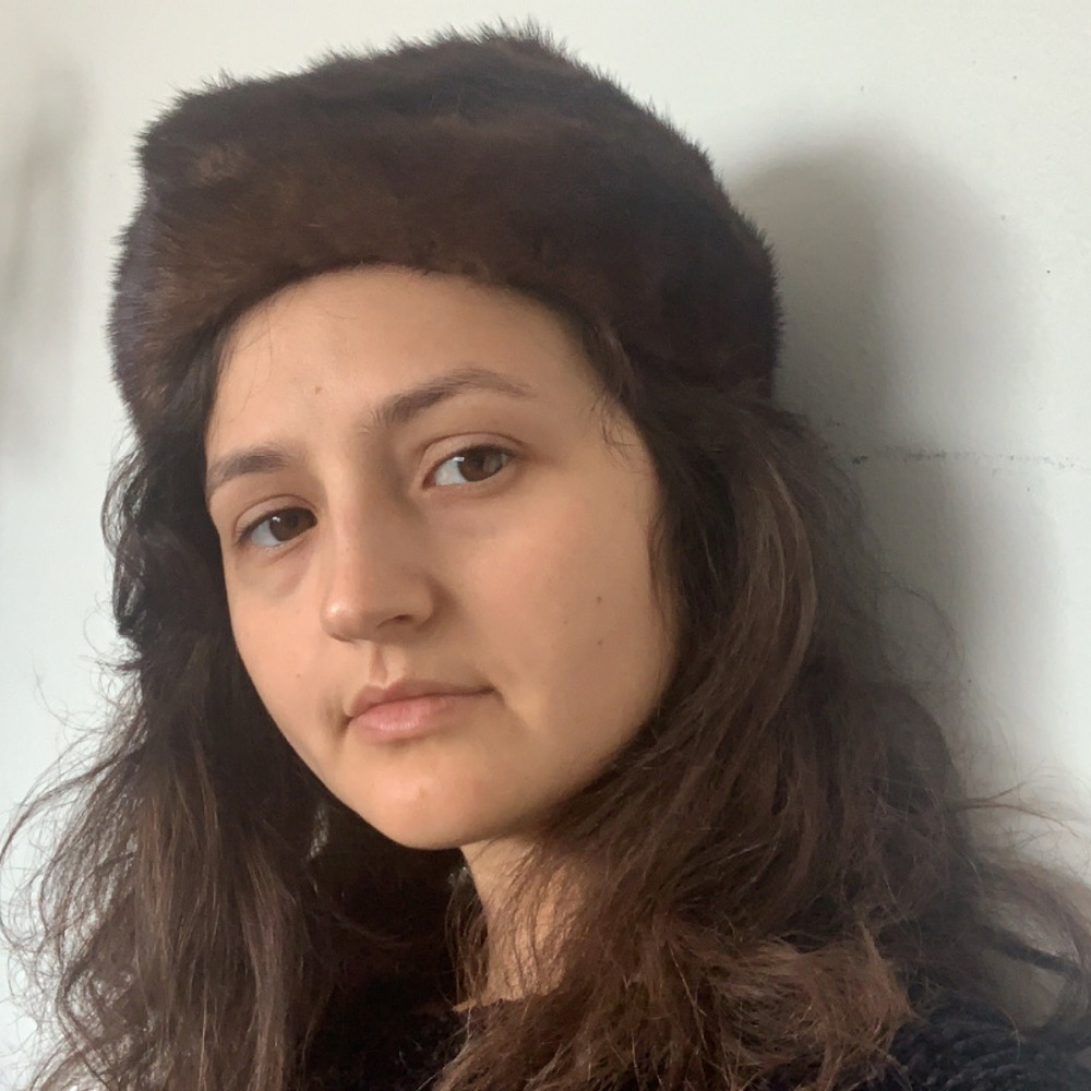 Vintage 50s Hat with Mink Fur